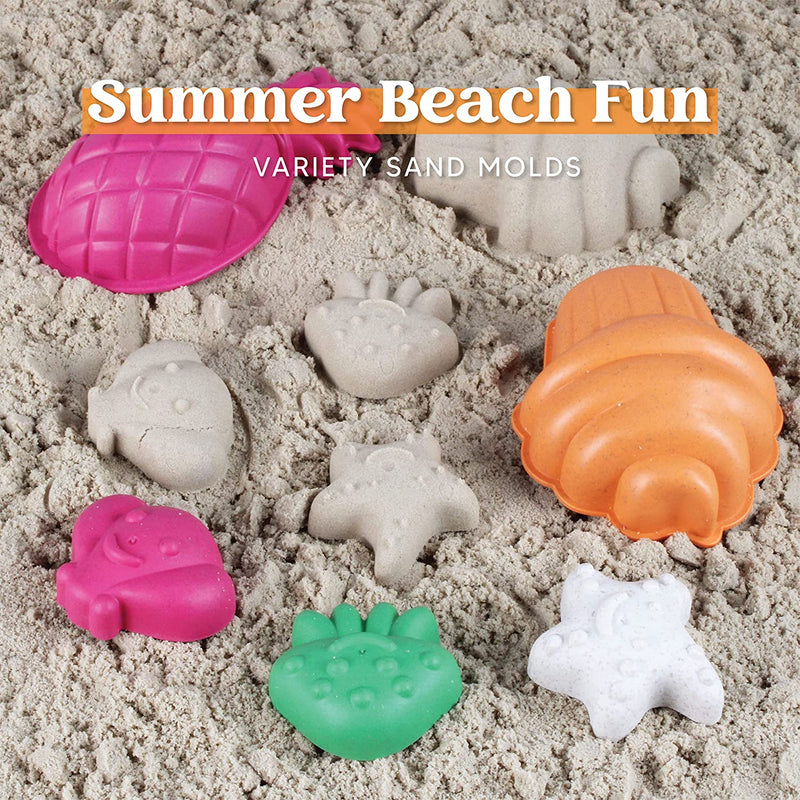 Sloosh - Beach Toys with Mesh Bag, 24 Pcs