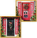 Let it Snow Merry Christmas Hanging Door Banner