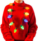 Light Up Bulb Necklace, 9 Pcs