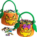 Plush Halloween Goodie Gift Bucket, 2 Pcs