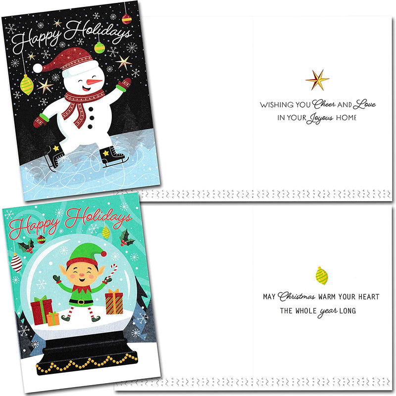 72 Christmas Greeting Cards with Envelopes