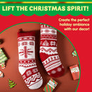 3 Pack 18in Knit Christmas Stockings