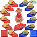 Set Of 12 Cowboy Party Pack
