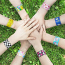 Slap Bracelets, 72-pack