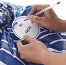 Large Holiday Plastic Gift Bags (Blue), 3 Pcs