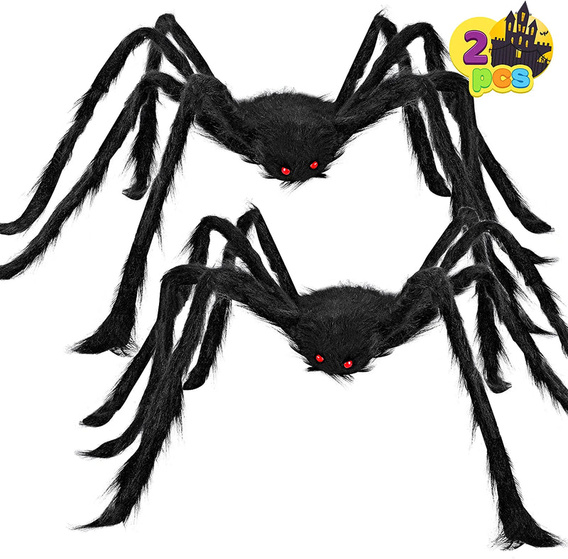 Halloween Hairy Spiders, 2 packs