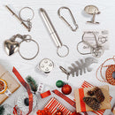 Christmas Party Table Favors (Red Green Plaid), 8 Pack