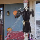 29.5in Hanging Kicking Black Monk