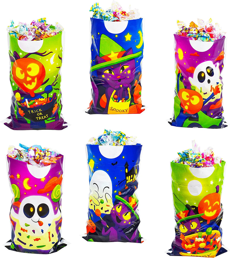 Rectangular Halloween Candy Bags, 72 Pcs