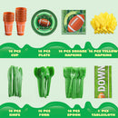 113Pcs Football Themed Party Supplies Set for 16 People