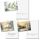 72 Pcs Snowy Town Greeting Cards