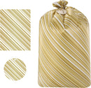 Holiday Golden Plastic Gift Bags
