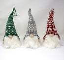 12in LED Christmas Gnome Ornaments , 3 Pcs