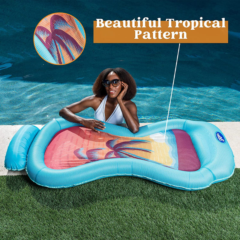 SLOOSH - Deluxe Inflatable Fabric Cover Pool Float