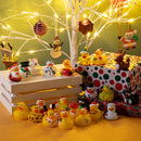 Christmas Rubber Ducks for Christmas Party Favor Gifts