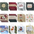 Christmas Themed Shopping Bags, 36 Pcs