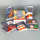 72 Christmas Greeting Cards with Envelopes