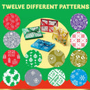 Christmas Gift Foil Wrapped Envelope Card Boxes