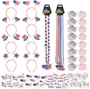 4th of July Accessories, 56 Pcs