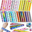 Slap Bracelets, 72-pack
