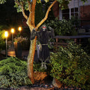 29.5in Hanging Kicking Black Monk