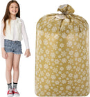 Holiday Golden Plastic Gift Bags