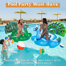 4Pcs Inflatable Beach Balls 20in