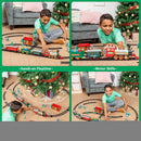 Christmas Electric Train Set with Real Smoke(Medium)