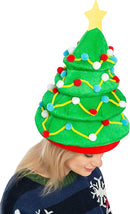 Plush Christmas Tree Hat