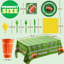 113Pcs Football Themed Party Supplies Set for 16 People