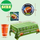 98Pcs Football Party Supplies Set for 24 People