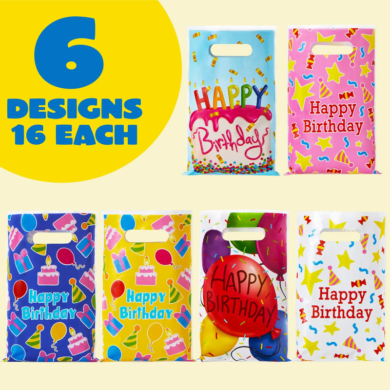 96Pcs Birthday Party Favor Bags