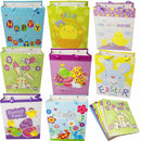 Easter Day Party Gift Bags for Easter Party Favors (8 large and 8 medium sizes), 16-Piece Set