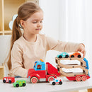 9 in 1 Foldable Track Carrier Truck Set