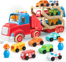 9 in 1 Foldable Track Carrier Truck Set