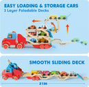 9 in 1 Foldable Track Carrier Truck Set
