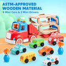 9 in 1 Foldable Track Carrier Truck Set