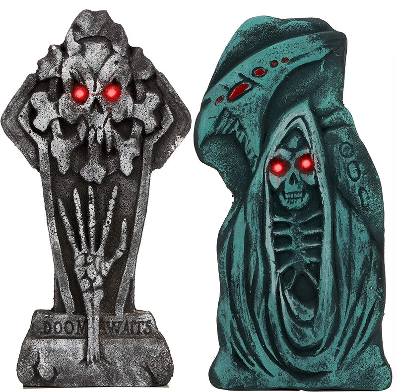 Led Graveyard Tombstone, 2 Pack
