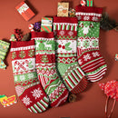 Large Size Rustic Cable Knit Christmas Stockings