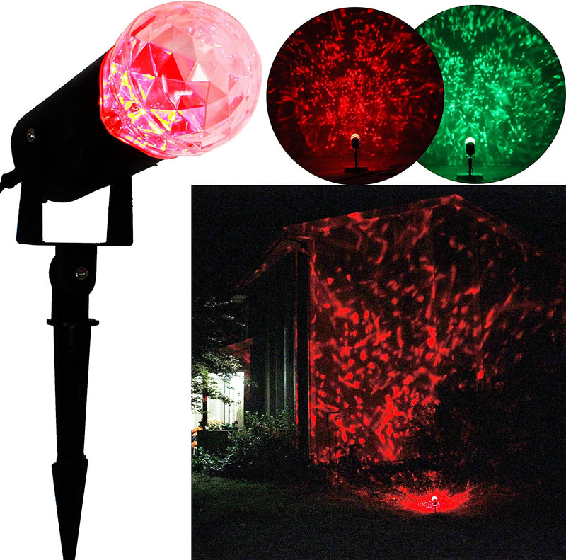 Kaleidoscope Outdoor LED Lightshow Red and Green