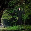 29.5in Hanging Kicking Black Monk