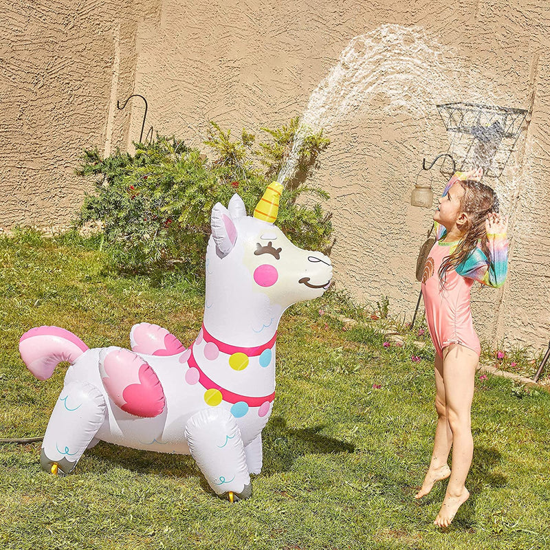 SLOOSH - Inflatable Llama-Corn Sprinkler, 3ft