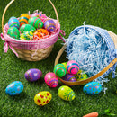 36Pcs Printed Easter Egg Shells