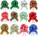 48 Piece Christmas Gift Wrap Pull Bows