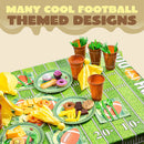 113Pcs Football Themed Party Supplies Set for 16 People