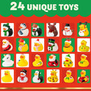Christmas Themed Rubber Ducks Advent Calendar