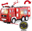 Auto Moving-around Siren Fire Engine And Helicopter