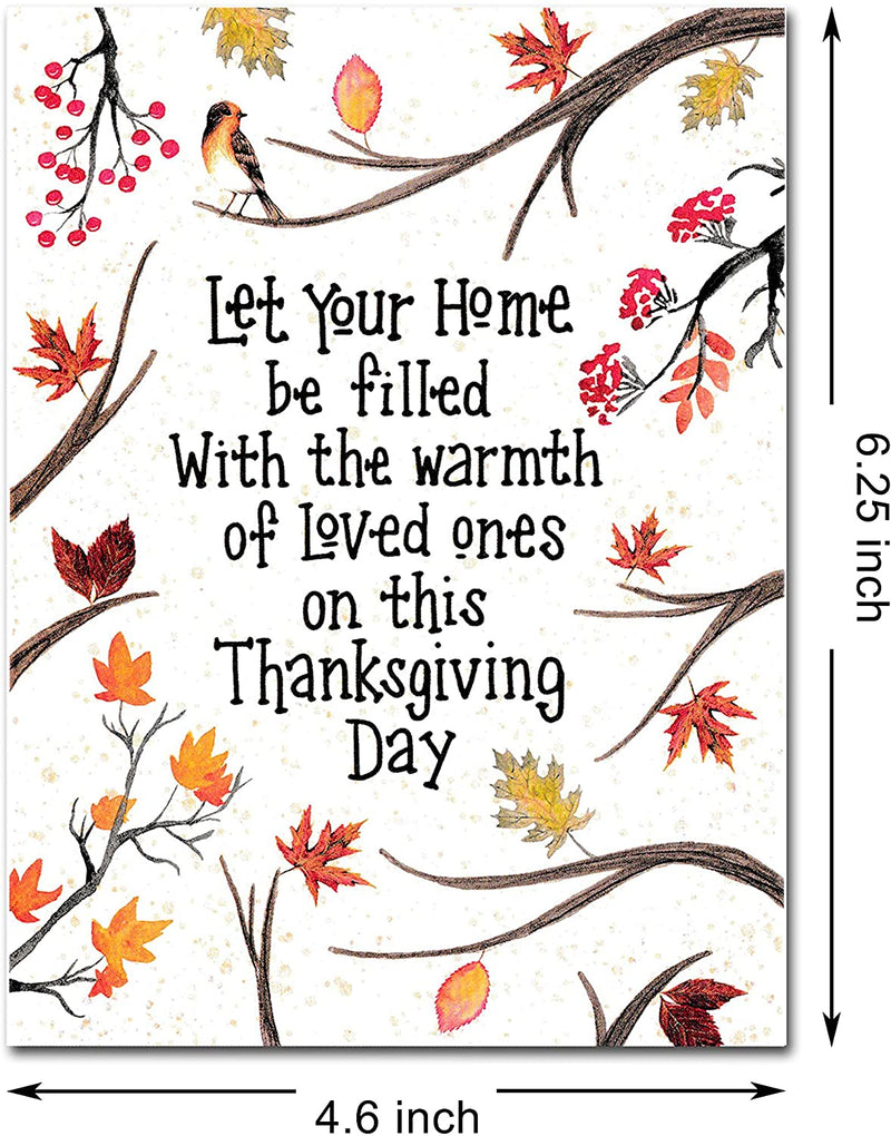 Joyin Thanksgiving Blessings Cards, 28 Pcs