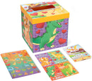 Dinosaur Valentines Mailbox and Cards Set
