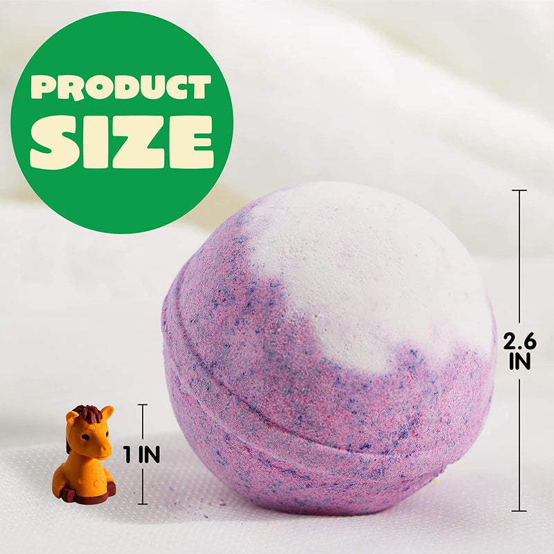 Bath Bombs for Kids with Animal Eraser